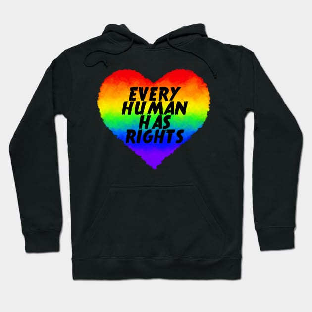 Every human has rights Hoodie by Morishasha